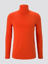 Langarmshirt mit Turtleneck - Männer - fever red Langarmshirt mit Turtleneck - Männer - fever red - 7 - TOM TAILOR Denim