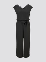 Jumpsuit mit Spitzenbesatz - Frauen - Deep Black Jumpsuit mit Spitzenbesatz - Frauen - Deep Black - 7 - TOM TAILOR Denim