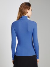 Toni Garrn: Pullover in Ripp-Optik - Frauen - sicilian blue Toni Garrn: Pullover in Ripp-Optik - Frauen - sicilian blue - 2 - TOM TAILOR