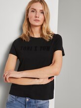 Toni Garrn: T-shirt met print - Vrouwen - Deep Black Toni Garrn: T-shirt met print - Vrouwen - Deep Black - 5 - TOM TAILOR