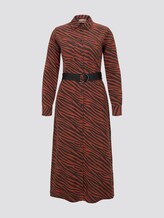 Toni Garrn: Kleid mit Gürtel - Frauen - black brown zebra design Toni Garrn: Kleid mit Gürtel - Frauen - black brown zebra design - 7 - TOM TAILOR