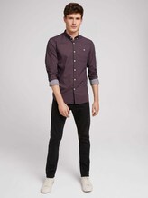 Hemd mit Allover-Print - Männer - navy rhombus print Hemd mit Allover-Print - Männer - navy rhombus print - 3 - TOM TAILOR Denim