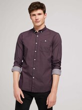 Hemd mit Allover-Print - Männer - navy rhombus print Hemd mit Allover-Print - Männer - navy rhombus print - 5 - TOM TAILOR Denim