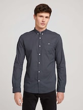 Hemd mit Allover-Print - Männer - navy dotted fan print Hemd mit Allover-Print - Männer - navy dotted fan print - 1 - TOM TAILOR Denim