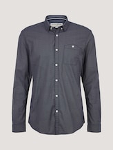 Hemd mit Allover-Print - Männer - navy dotted fan print Hemd mit Allover-Print - Männer - navy dotted fan print - 7 - TOM TAILOR Denim