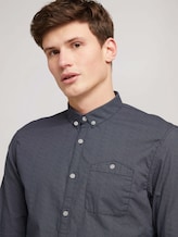 Hemd mit Allover-Print - Männer - navy dotted fan print Hemd mit Allover-Print - Männer - navy dotted fan print - 9 - TOM TAILOR Denim