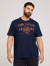T-Shirt mit Logo-Print - Männer - Dark Blue T-Shirt mit Logo-Print - Männer - Dark Blue - 1 - Men Plus