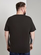 T-Shirt mit Logo-Print - Männer - Dark Greyish Black T-Shirt mit Logo-Print - Männer - Dark Greyish Black - 2 - Men Plus