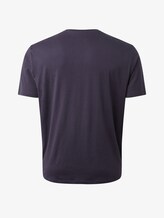 T-shirt with a logo print - Men - Knitted Navy T-shirt with a logo print - Men - Knitted Navy - 8 - Men Plus