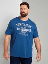 T-shirt with a logo print - Men - Advanced Blue T-shirt with a logo print - Men - Advanced Blue - 1 - Men Plus