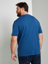 T-shirt with a logo print - Men - Advanced Blue T-shirt with a logo print - Men - Advanced Blue - 2 - Men Plus