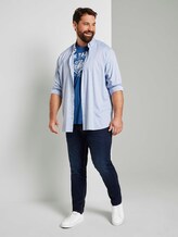 T-shirt with a logo print - Men - Advanced Blue T-shirt with a logo print - Men - Advanced Blue - 3 - Men Plus