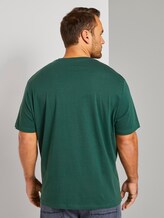 T-Shirt mit Logo-Print - Männer - June Bug Green T-Shirt mit Logo-Print - Männer - June Bug Green - 2 - Men Plus