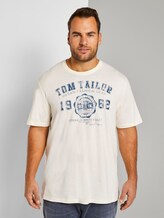 T-Shirt mit Logo-Print - Männer - vanilla white T-Shirt mit Logo-Print - Männer - vanilla white - 1 - Men Plus