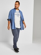 T-Shirt mit Logo-Print - Männer - vanilla white T-Shirt mit Logo-Print - Männer - vanilla white - 3 - Men Plus