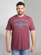 T-Shirt mit Logo-Print - Männer - wine rose pink T-Shirt mit Logo-Print - Männer - wine rose pink - 1 - Men Plus