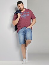 T-Shirt mit Logo-Print - Männer - wine rose pink T-Shirt mit Logo-Print - Männer - wine rose pink - 3 - Men Plus