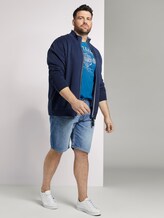 T-Shirt mit Logo-Print - Männer - medium deep sky blue T-Shirt mit Logo-Print - Männer - medium deep sky blue - 3 - Men Plus