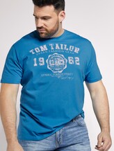 T-Shirt mit Logo-Print - Männer - medium deep sky blue T-Shirt mit Logo-Print - Männer - medium deep sky blue - 5 - Men Plus