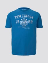T-Shirt mit Logo-Print - Männer - medium deep sky blue T-Shirt mit Logo-Print - Männer - medium deep sky blue - 7 - Men Plus