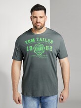 T-Shirt mit Logo-Print - Männer - washed jasper green T-Shirt mit Logo-Print - Männer - washed jasper green - 1 - Men Plus