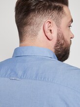 Schlichtes Hemd - Männer - light blue oxford Schlichtes Hemd - Männer - light blue oxford - 10 - Men Plus