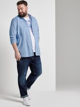 Schlichtes Hemd - Männer - light blue oxford Schlichtes Hemd - Männer - light blue oxford - 3 - Men Plus