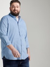 Schlichtes Hemd - Männer - light blue oxford Schlichtes Hemd - Männer - light blue oxford - 5 - Men Plus
