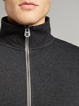 Sweatjacke mit Stehkragen - Männer - Black Grey Melange Sweatjacke mit Stehkragen - Männer - Black Grey Melange - 9 - TOM TAILOR