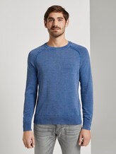 Sweatshirt - Mannen - Arctic Sea Blue Sweatshirt - Mannen - Arctic Sea Blue - 1 - TOM TAILOR