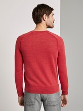 Sweatshirt - Männer - brilliant red Sweatshirt - Männer - brilliant red - 2 - TOM TAILOR