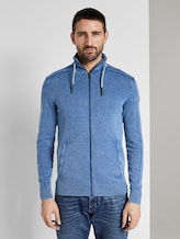 Sweatshirtjacke - Männer - Arctic Sea Blue Sweatshirtjacke - Männer - Arctic Sea Blue - 1 - TOM TAILOR