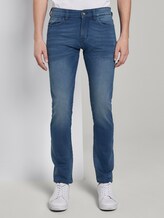 Troy slim jeans in a sweat look - Men - mid stone wash denim Troy slim jeans in a sweat look - Men - mid stone wash denim - 1 - TOM TAILOR
