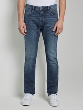 Josh Regular Slim Jeans - Mannen - Used Mid Stone Blue Denim Josh Regular Slim Jeans - Mannen - Used Mid Stone Blue Denim - 1 - TOM TAILOR