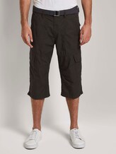 Cargo Bermuda-Shorts mit Gürtel - Männer - Phanton Dark Grey Cargo Bermuda-Shorts mit Gürtel - Männer - Phanton Dark Grey - 1 - TOM TAILOR