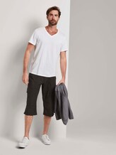Cargo Bermuda-Shorts mit Gürtel - Männer - Phanton Dark Grey Cargo Bermuda-Shorts mit Gürtel - Männer - Phanton Dark Grey - 3 - TOM TAILOR