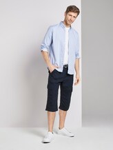 Cargo Bermuda-Shorts mit Gürtel - Männer - Lunar Eclipse Cargo Bermuda-Shorts mit Gürtel - Männer - Lunar Eclipse - 3 - TOM TAILOR