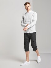 Cargo Bermuda-Shorts mit Gürtel - Männer - black rhomb design Cargo Bermuda-Shorts mit Gürtel - Männer - black rhomb design - 3 - TOM TAILOR
