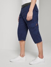 Cargo Bermuda shorts with a belt - Men - grey minimal diamond design Cargo Bermuda shorts with a belt - Men - grey minimal diamond design - 11 - TOM TAILOR
