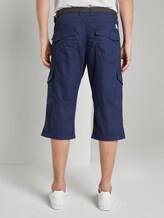 Cargo Bermuda shorts with a belt - Men - grey minimal diamond design Cargo Bermuda shorts with a belt - Men - grey minimal diamond design - 2 - TOM TAILOR