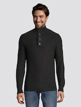 Pullover mit Stehkragen - Männer - Black Pullover mit Stehkragen - Männer - Black - 1 - TOM TAILOR