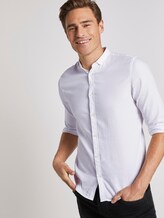 strukturiertes Hemd - Männer - White strukturiertes Hemd - Männer - White - 5 - TOM TAILOR
