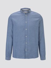 strukturiertes Hemd - Männer - blue white small dobby strukturiertes Hemd - Männer - blue white small dobby - 7 - TOM TAILOR