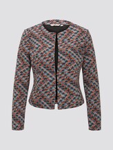 gemusterter Blazer - Frauen - blue pink popcorn structure gemusterter Blazer - Frauen - blue pink popcorn structure - 7 - TOM TAILOR
