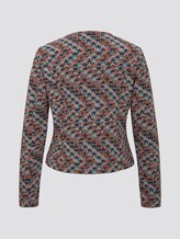 gemusterter Blazer - Frauen - blue pink popcorn structure gemusterter Blazer - Frauen - blue pink popcorn structure - 8 - TOM TAILOR