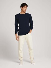 Strukturierter Pullover - Männer - Blueish Grey Strukturierter Pullover - Männer - Blueish Grey - 3 - TOM TAILOR Denim