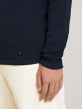 Strukturierter Pullover - Männer - Blueish Grey Strukturierter Pullover - Männer - Blueish Grey - 9 - TOM TAILOR Denim
