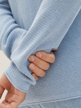 Strukturierter Pullover - Männer - soft light blue melange Strukturierter Pullover - Männer - soft light blue melange - 9 - TOM TAILOR Denim