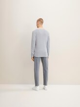 Strukturierter Pullover - Männer - lava stone grey melange Strukturierter Pullover - Männer - lava stone grey melange - 2 - TOM TAILOR Denim