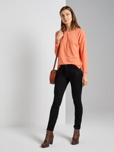 Langarmshirt mit Brusttasche - Frauen - Fusion Coral Langarmshirt mit Brusttasche - Frauen - Fusion Coral - 3 - TOM TAILOR